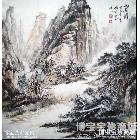 山居图 山水画 穆怀安作品 类别: 国画山水作品